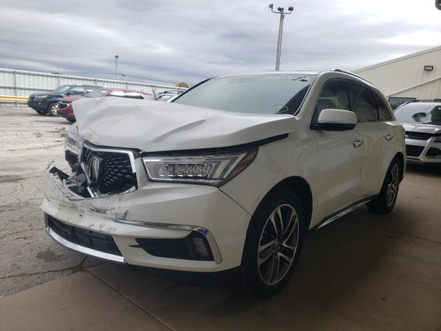 5FRYD4H82HB006502 - 2017 ACURA MDX ADVANC WHITE photo 2