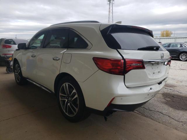 5FRYD4H82HB006502 - 2017 ACURA MDX ADVANC WHITE photo 3