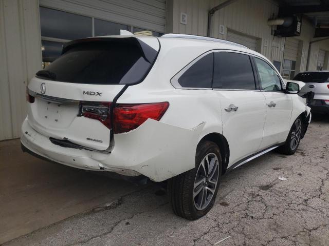5FRYD4H82HB006502 - 2017 ACURA MDX ADVANC WHITE photo 4