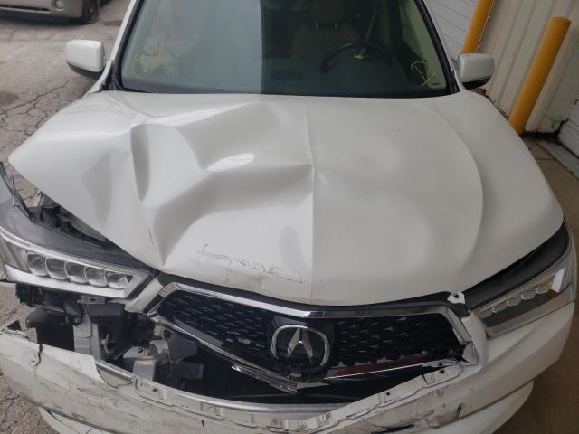 5FRYD4H82HB006502 - 2017 ACURA MDX ADVANC WHITE photo 7