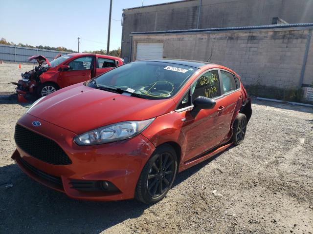 3FADP4DJ3KM166364 - 2019 FORD FIESTA ST RED photo 2