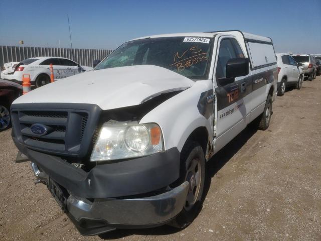 1FTVF12545NB78555 - 2005 FORD F150 WHITE photo 2