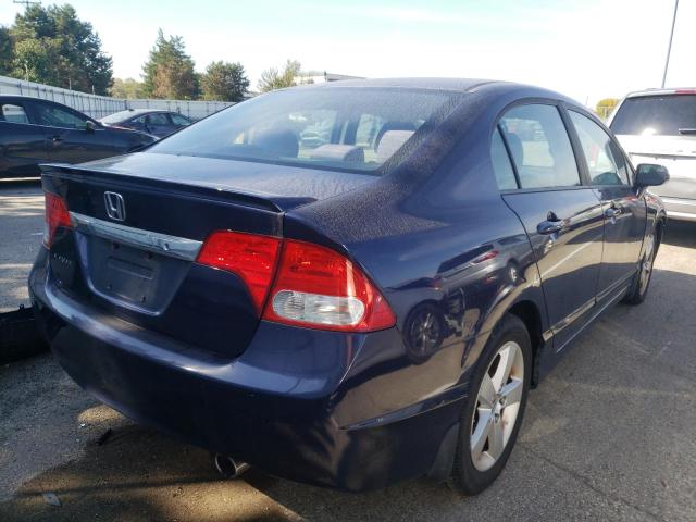 19XFA16629E019064 - 2009 HONDA CIVIC LX-S Niebieski zdjęcie 4