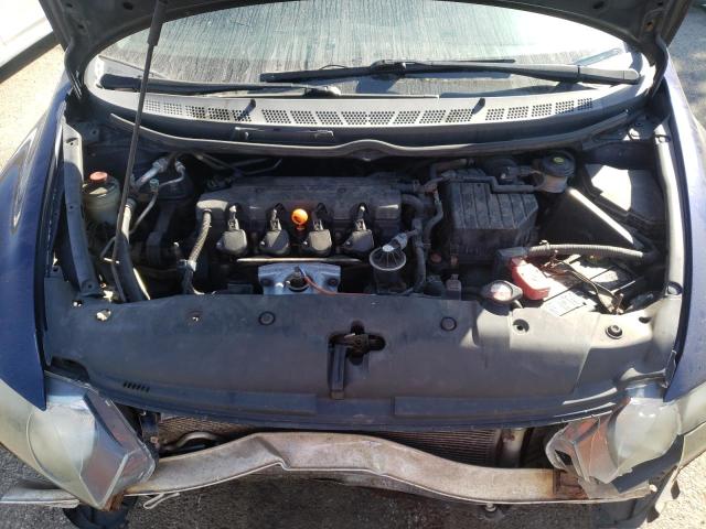 19XFA16629E019064 - 2009 HONDA CIVIC LX-S Niebieski zdjęcie 7