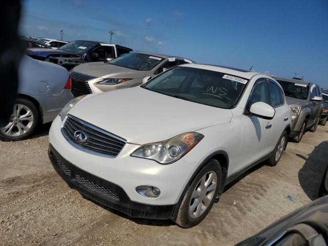 JN1AJ0HP7AM703014 - 2010 INFINITI EX35 BASE WHITE photo 2