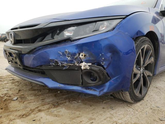 2HGFC2F82LH588222 - 2020 HONDA CIVIC SPOR 蓝色 照片 9