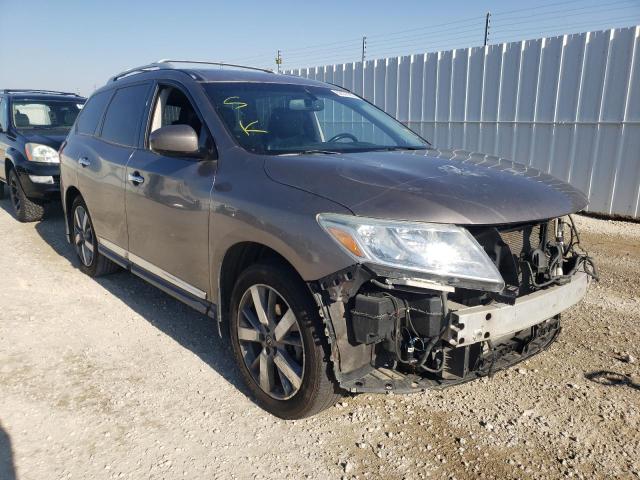 5N1AR2MM4DC656480 - 2013 NISSAN PATHFINDER BROWN photo 1