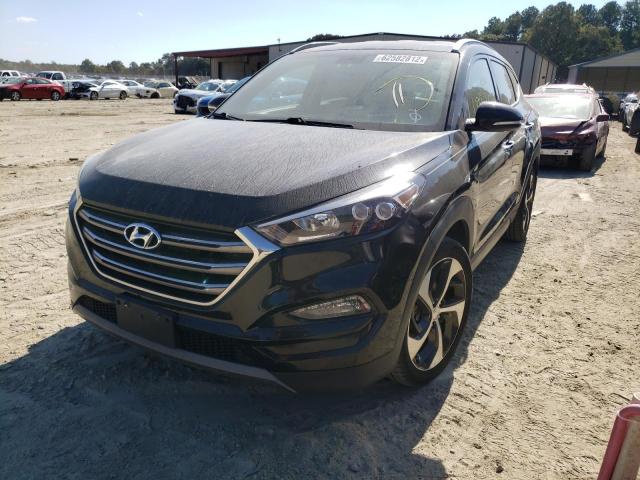 KM8J33A21GU206990 - 2016 HYUNDAI TUCSON LIM BLACK photo 2