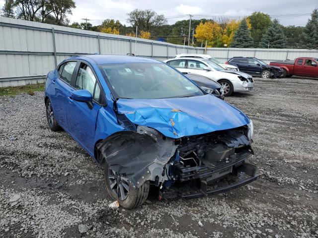 3N1CN8EV8ML852691 - 2021 NISSAN VERSA SV BLUE photo 1