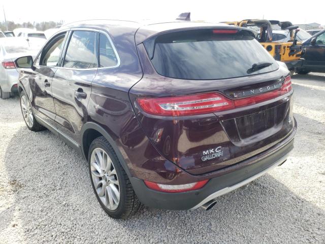 5LMCJ3C93GUJ00613 - 2016 LINCOLN MKC RESERV PURPLE photo 3