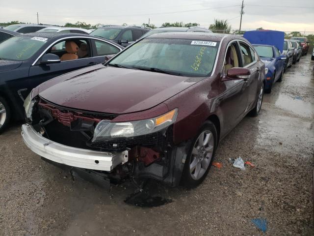 19UUA8F53DA016047 - 2013 ACURA TL TECH BURGUNDY photo 2