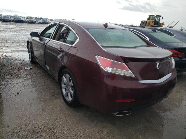 19UUA8F53DA016047 - 2013 ACURA TL TECH BURGUNDY photo 3