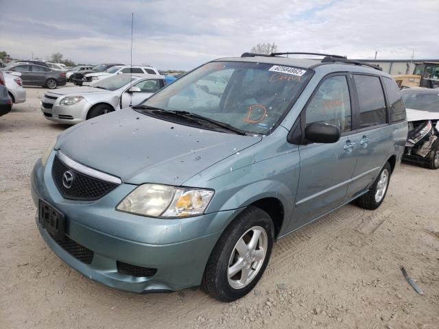 JM3LW28AX30346685 - 2003 MAZDA MPV WAGON TURQUOISE photo 2