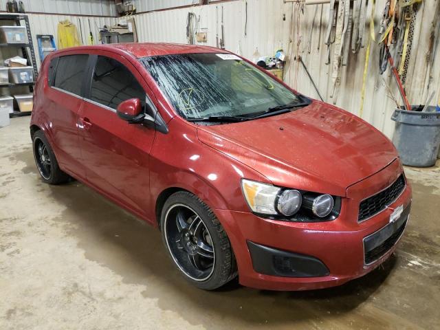 1G1JC6SH0C4113034 - 2012 CHEVROLET SONIC LT RED photo 1