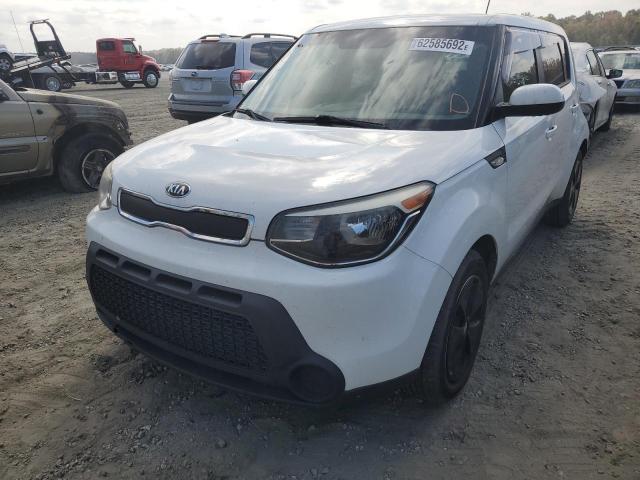 KNDJN2A23E7746832 - 2014 KIA SOUL WHITE photo 2