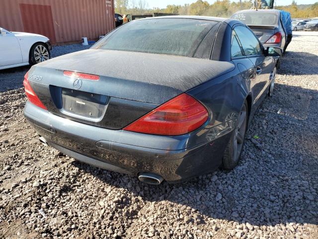 WDBSK75F74F077961 - 2004 MERCEDES-BENZ SL 500 BLUE photo 4