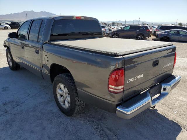 1D7HL38N64S706143 - 2004 DODGE DAKOTA QUA GRAY photo 3