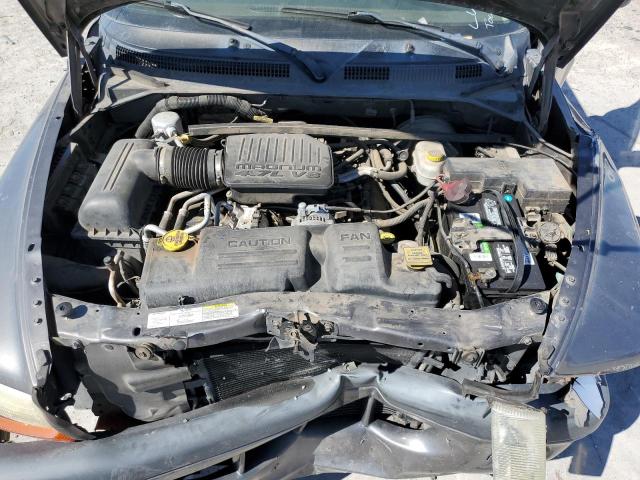 1D7HL38N64S706143 - 2004 DODGE DAKOTA QUA GRAY photo 7