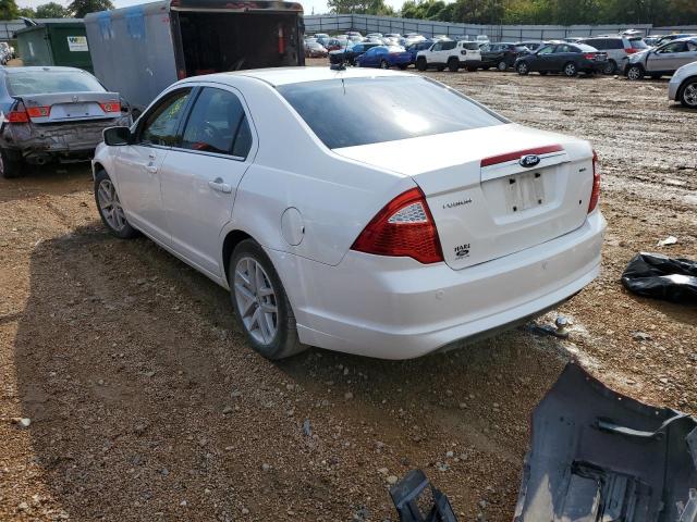 3FAHP0JA1AR209874 - 2010 FORD FUSION SEL WHITE photo 3