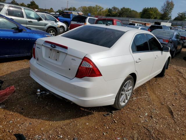 3FAHP0JA1AR209874 - 2010 FORD FUSION SEL WHITE photo 4