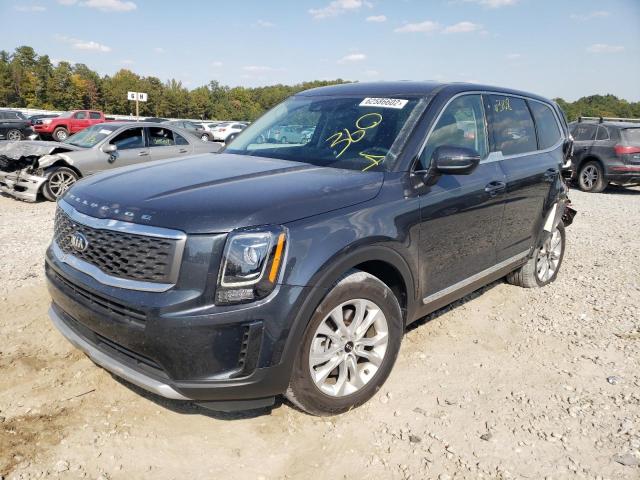 5XYP24HC1LG048751 - 2020 KIA TELLURIDE BLACK photo 2