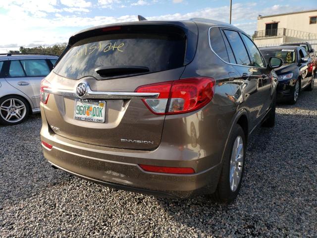 LRBFXBSA6HD043459 - 2017 BUICK ENVISION E BROWN photo 4