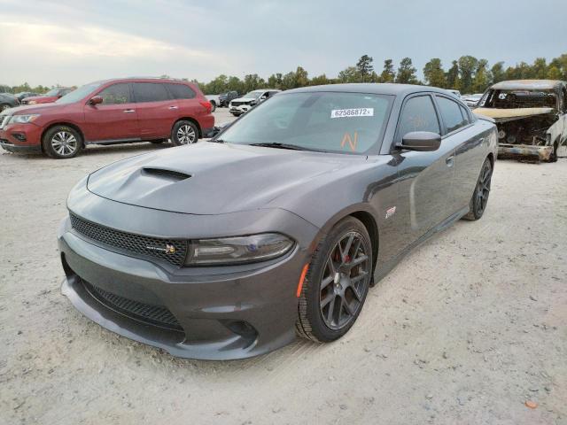 2C3CDXGJ8GH339883 - 2016 DODGE CHARGER R/ GRAY photo 2