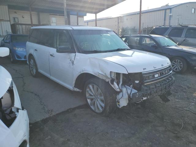 2FMHK6C81HBA11029 - 2017 FORD FLEX SEL WHITE photo 1