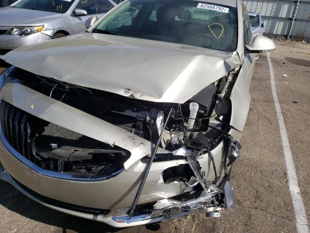 2G4GK5EX1G9114421 - 2016 BUICK REGAL TAN photo 9