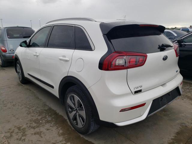 KNDCB3LC1K5304622 - 2019 KIA NIRO FE WHITE photo 3