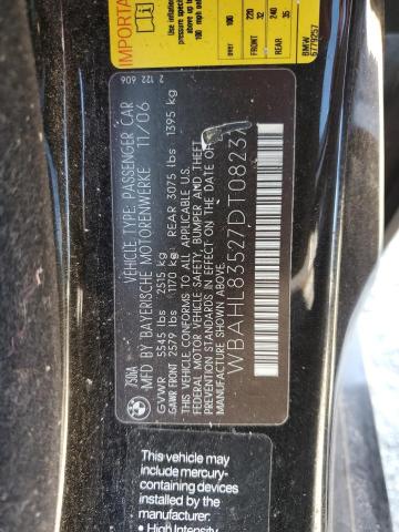 WBAHL83527DT08237 - 2007 BMW 750 I Negro foto 10