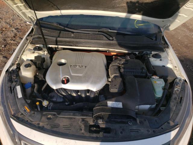 KNAGN4ADXG5092933 - 2016 KIA OPTIMA HYB WHITE photo 7