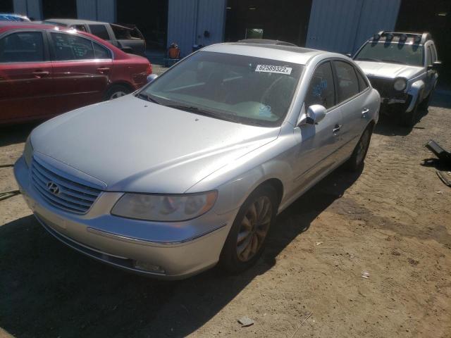 KMHFC46F08A255365 - 2008 HYUNDAI AZERA SE SILVER photo 2