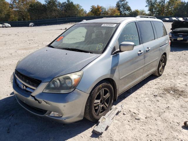 5FNRL388X7B044187 - 2007 HONDA ODYSSEY TO SILVER photo 2