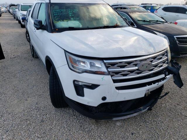 1FM5K8D80JGB29455 - 2018 FORD EXPLORER X WHITE photo 1