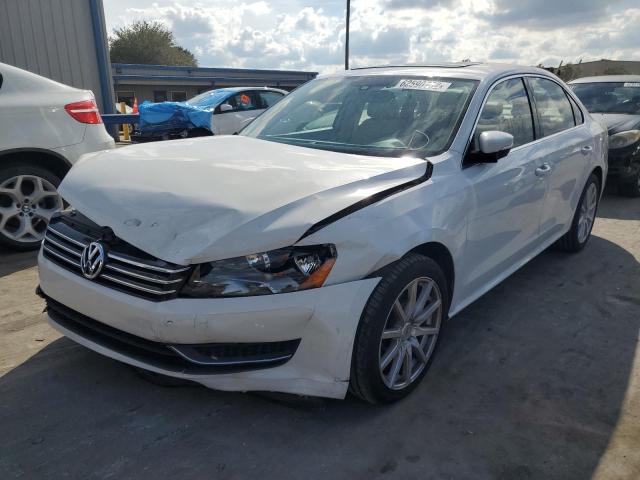 1VWBT7A30EC047100 - 2014 VOLKSWAGEN PASSAT SE WHITE photo 2