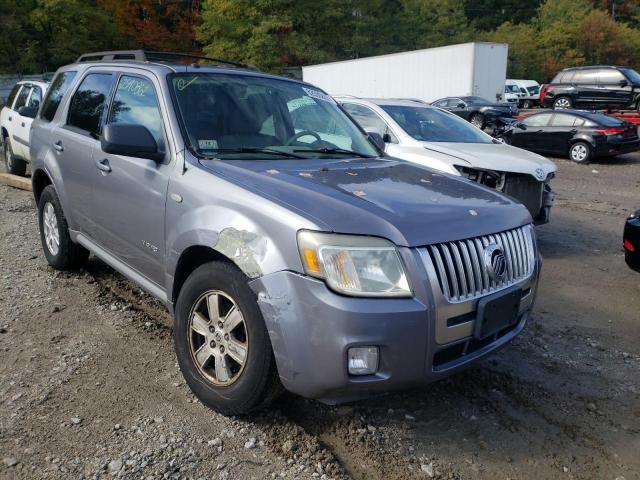 4M2CU91Z58KJ44611 - 2008 MERCURY MARINER GRAY photo 1