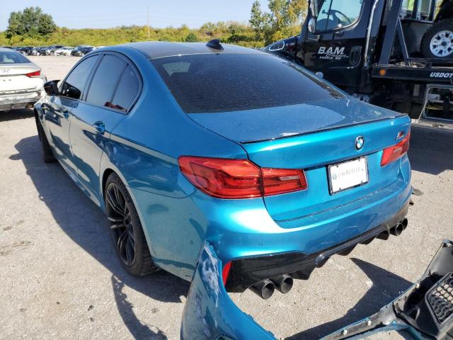 WBSJF0C02LCD60626 - 2020 BMW M5 BASE BLUE photo 3
