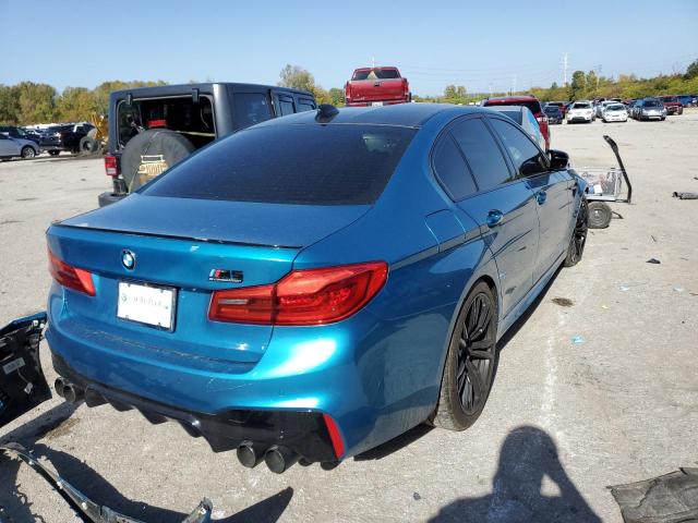 WBSJF0C02LCD60626 - 2020 BMW M5 BASE BLUE photo 4