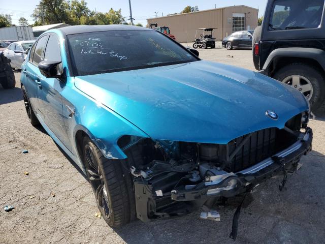 WBSJF0C02LCD60626 - 2020 BMW M5 BASE BLUE photo 9