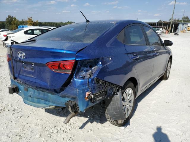 3KPC24A64ME134072 - 2021 HYUNDAI ACCENT BLUE photo 9