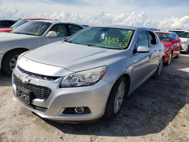 1G11H5SL0EF258811 - 2014 CHEVROLET MALIBU LTZ ვერცხლისფერი ფოტო 2