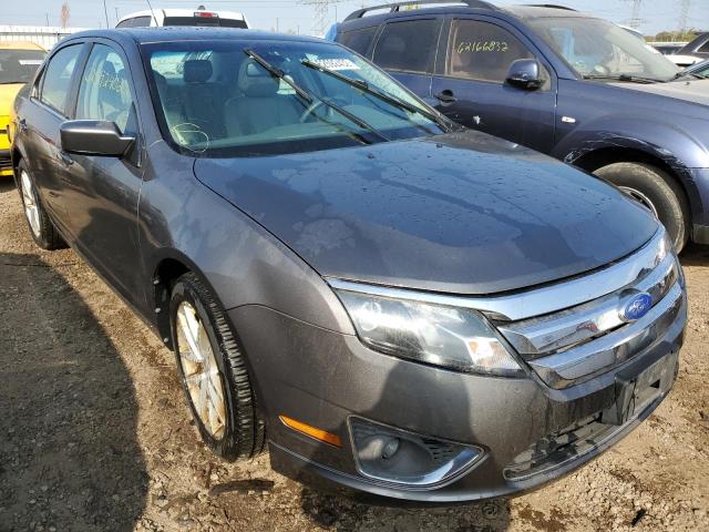 3FAHP0JA5CR256585 - 2012 FORD FUSION SEL GRAY photo 1