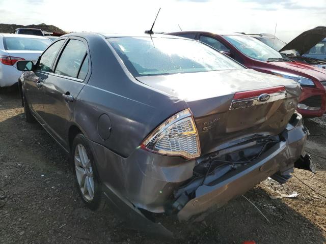 3FAHP0JA5CR256585 - 2012 FORD FUSION SEL GRAY photo 3