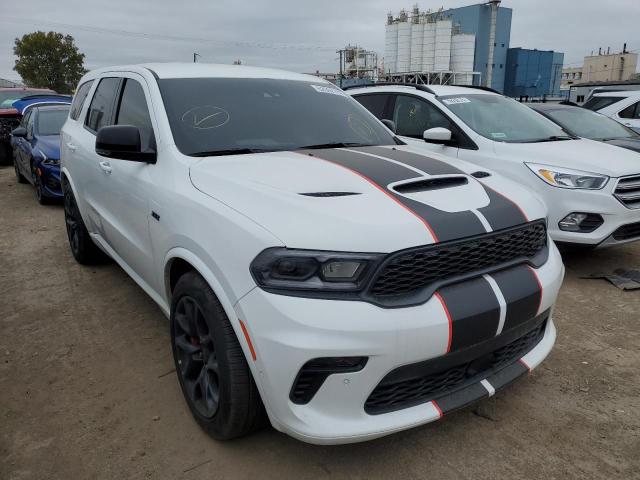 1C4SDJGJ5MC820094 - 2021 DODGE DURANGO SR WHITE photo 1