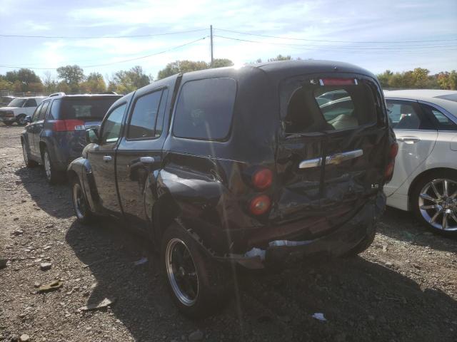 3GNDA13D47S574467 - 2007 CHEVROLET HHR LS BLACK photo 3