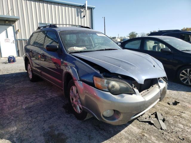 4S4BP61C757369562 - 2005 SUBARU LEGACY OUT BLUE photo 1