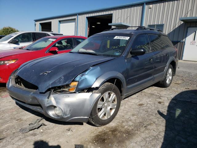 4S4BP61C757369562 - 2005 SUBARU LEGACY OUT BLUE photo 2