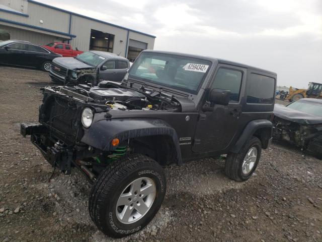 1C4AJWAG5GL217620 - 2016 JEEP WRANGLER S GRAY photo 2