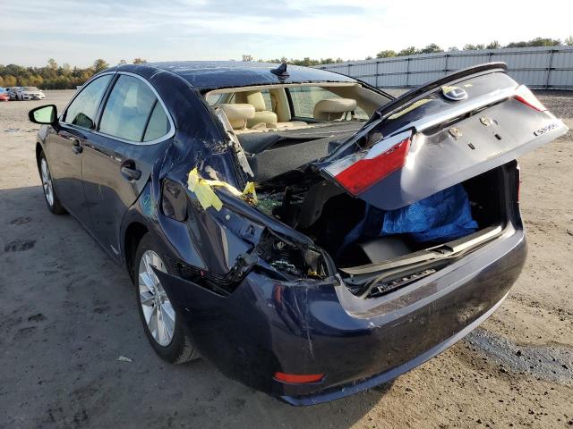 JTHBW1GG7D2004295 - 2013 LEXUS ES 300H BLUE photo 3